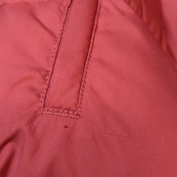 Eddie Bauer Small Red 700 Fill Power Goose Down Full Zip Snap Button Puffer Vest - Picture 14 of 14